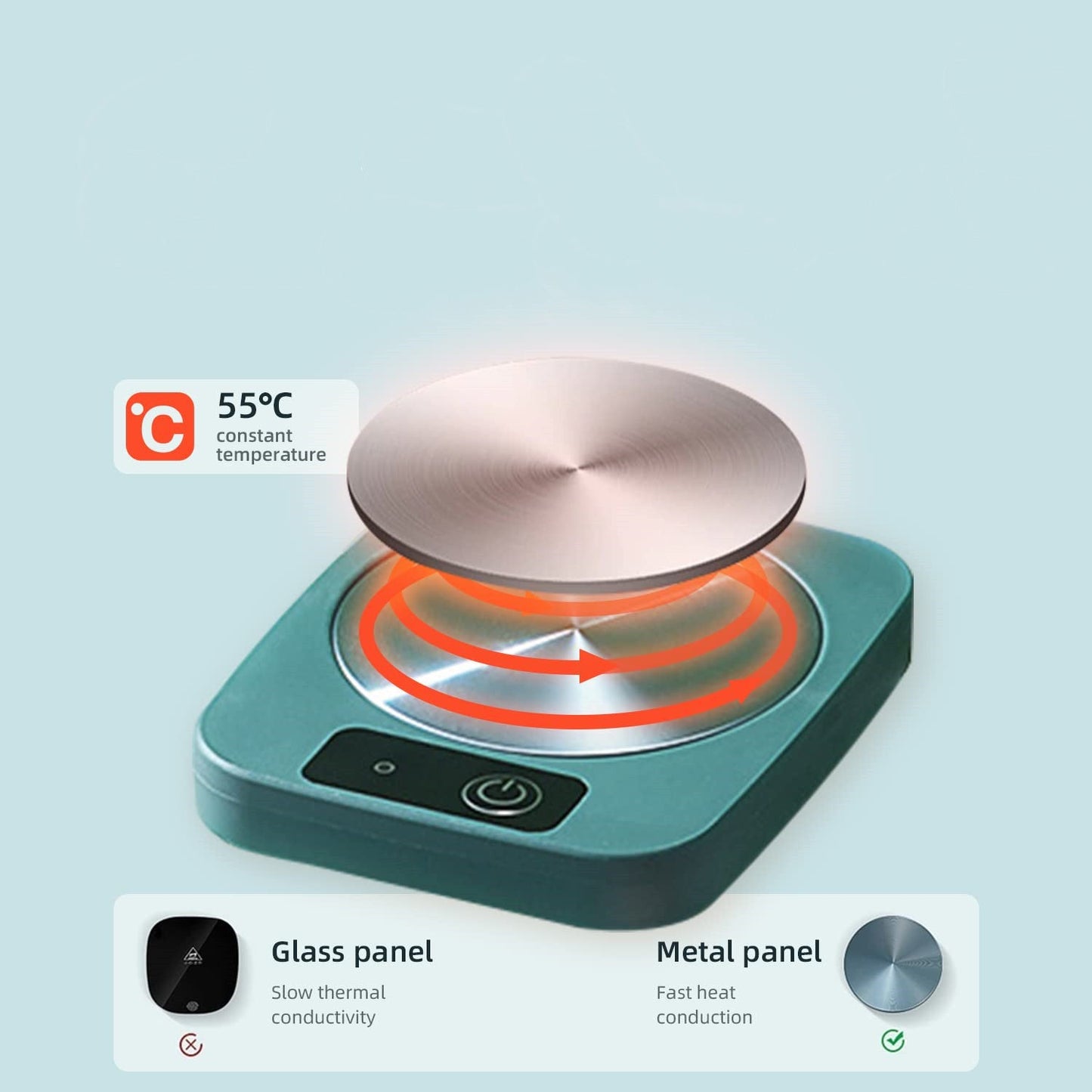 Electric Tea Water Heating Pad Constant Temperature Coffee Mug Heating