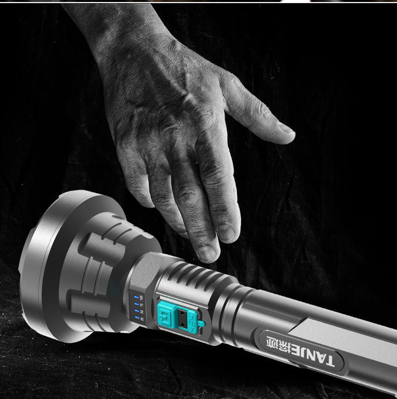 High-Intensity LED Torch with USB Rechargeable Long-Range Beam