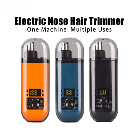 New Electric Nose Hair Trimmer Mini Type-C Rechargeable Waterproof Ear