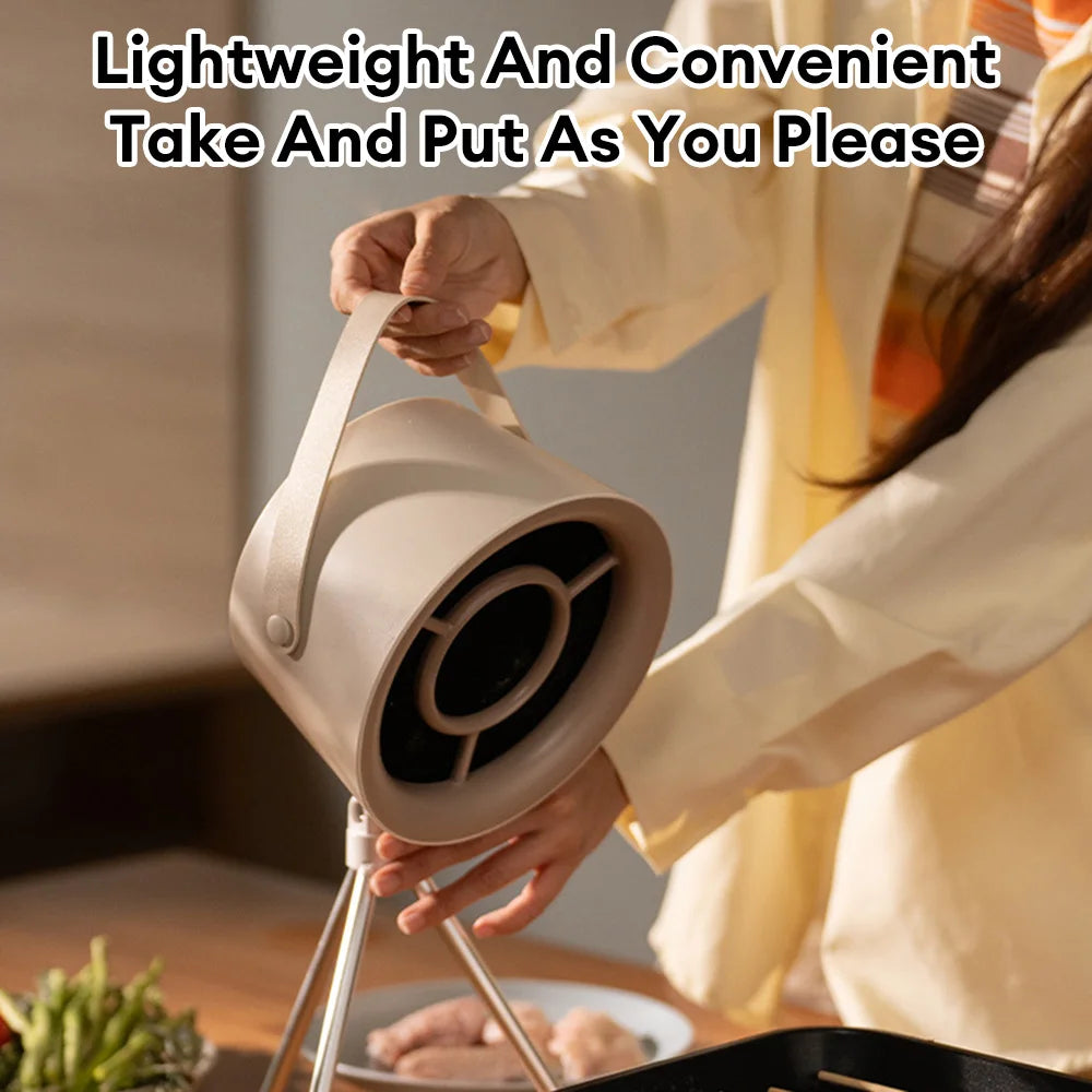 New USB Desktop Mini Range Hoods Portable Exhaust Fan Small Kitchen