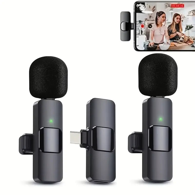 Wireless Lavalier Microphone ā Clip-On Mic with Noise Reduction