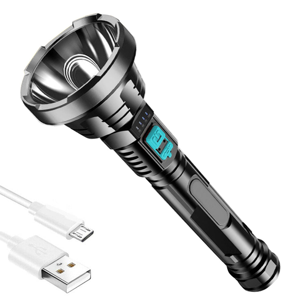 High-Intensity LED Torch with USB Rechargeable Long-Range Beam