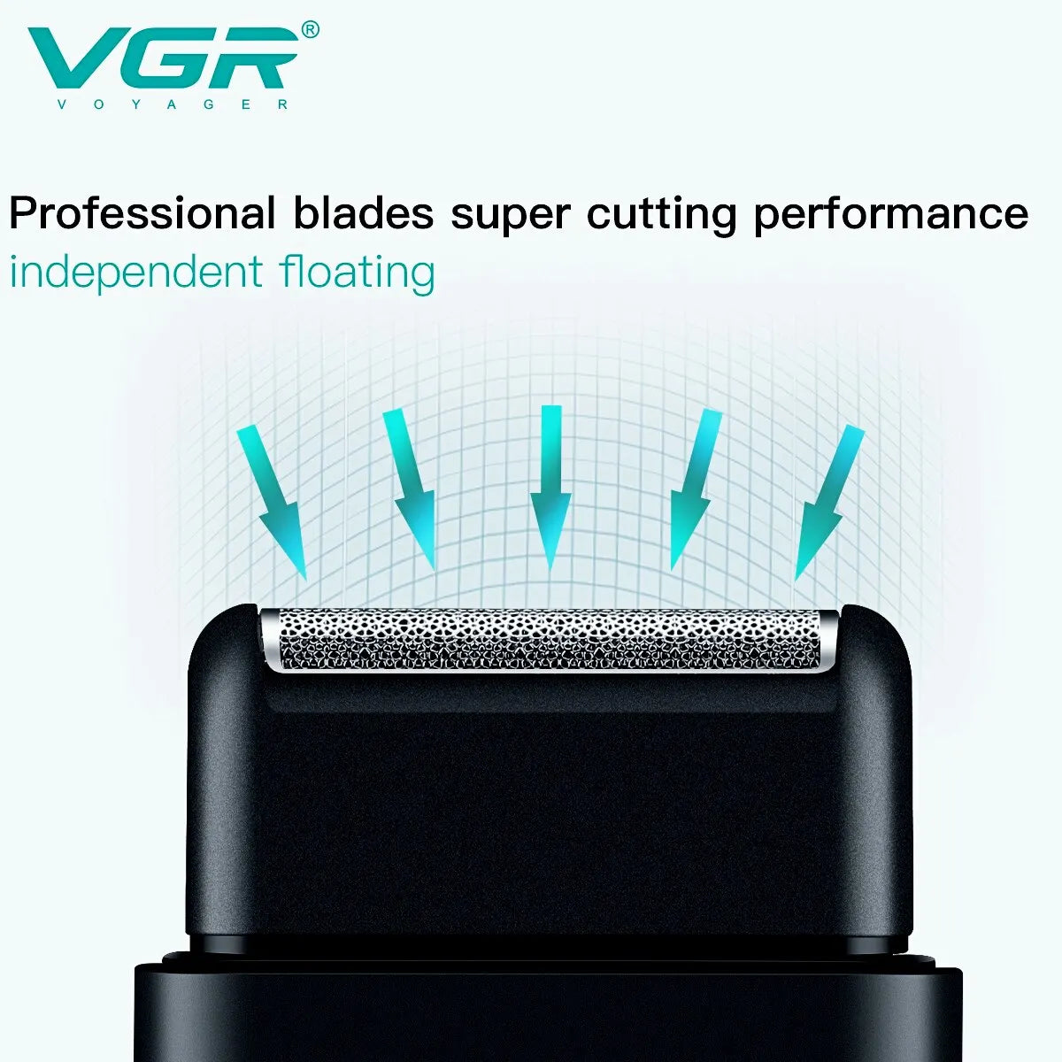 VGR Electric Shaver Professional Shaver Portable Mini Shaving Machine