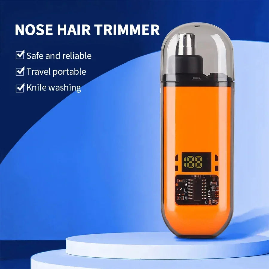 New Electric Nose Hair Trimmer Mini Type-C Rechargeable Waterproof Ear