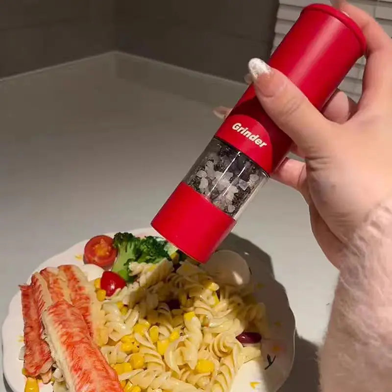 Electric Salt and Pepper Grinder Rechargeable Automatic Pepper Mill