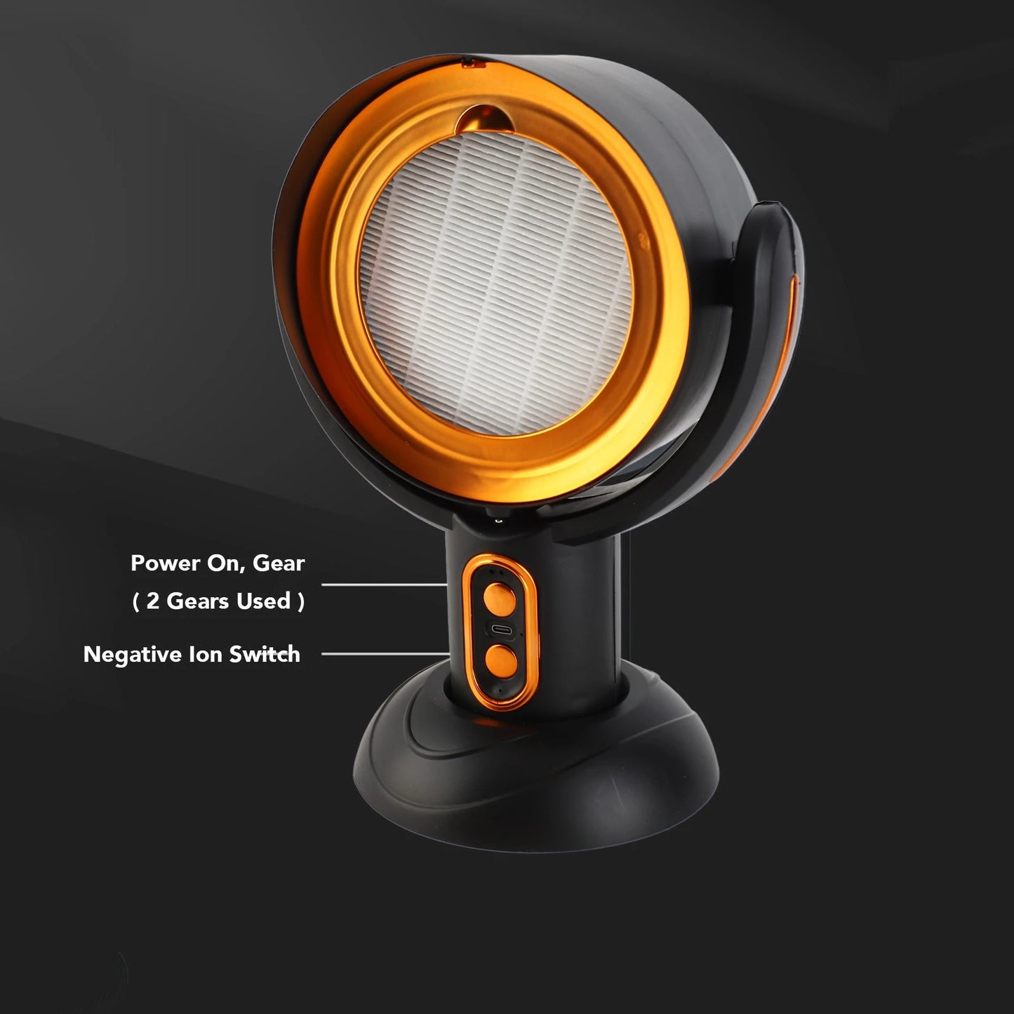 Desktop Range Hood 2 Speed  USB Powered Portable Kitchen Exhaust Fan