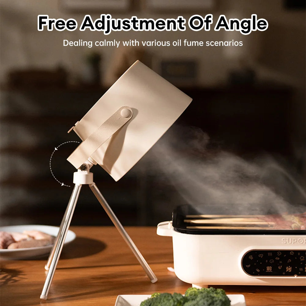 New USB Desktop Mini Range Hoods Portable Exhaust Fan Small Kitchen