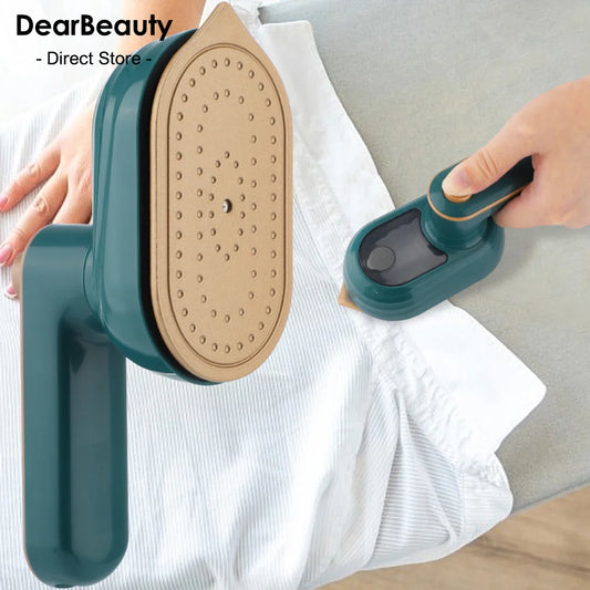 Upgrade Portable Mini Ironing Machine 180°Rotatable Handheld Steam