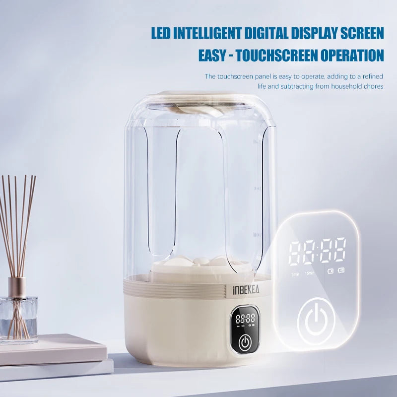 2025 wireless mini digital washing machine, rechargeable portable