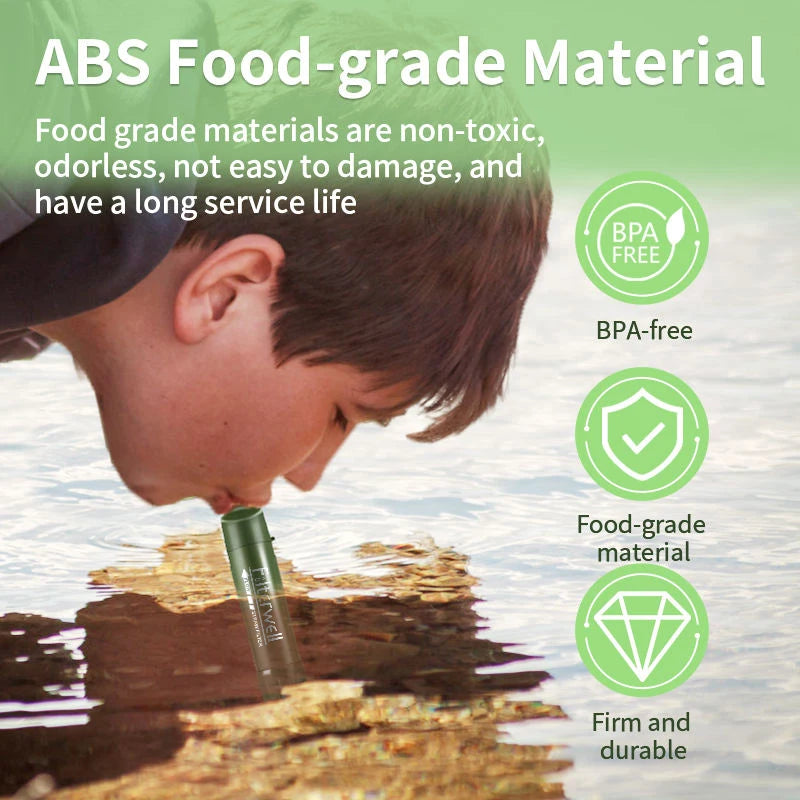 Filterwell Mini Portable Camping Water Filter Drinking Water Purifier