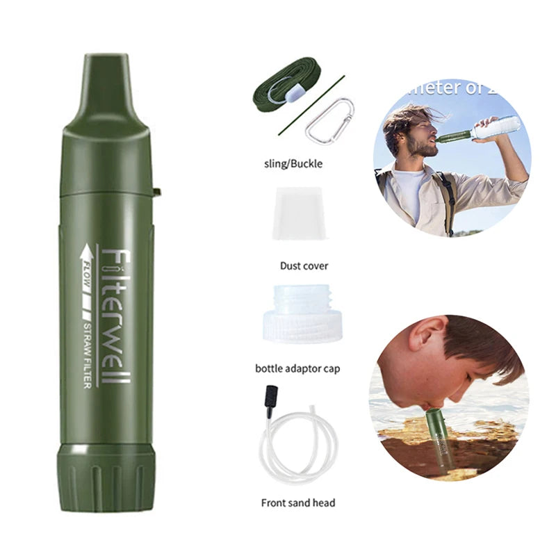 Filterwell Mini Portable Camping Water Filter Drinking Water Purifier