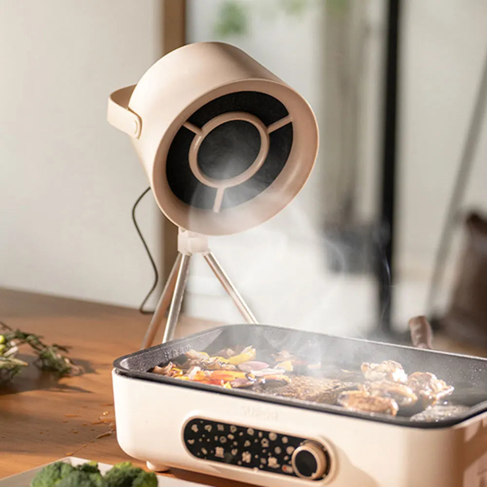 New USB Desktop Mini Range Hoods Portable Exhaust Fan Small Kitchen