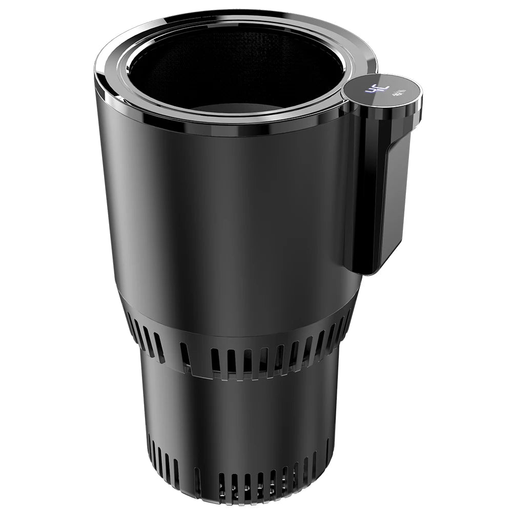 12V Car Heating Cooling Cup Digital Display 2 In 1 Car Smart Hot Cold